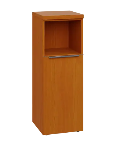 SIN 3 - 4DN kancelářská skříň, 1-dveřová/nika, pravá, 1120x400x400, třešeň šumavská